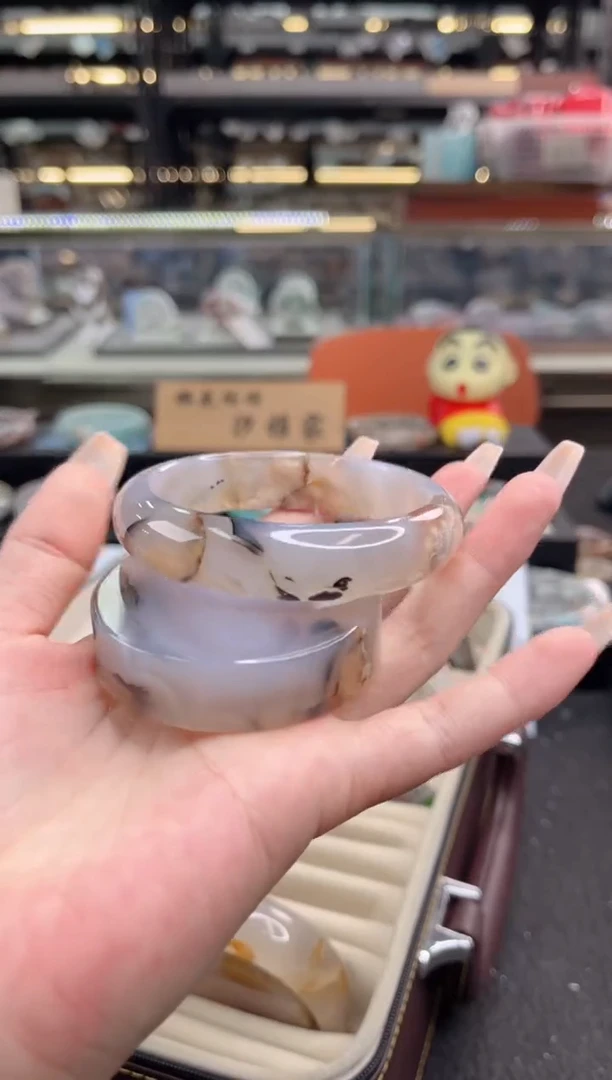 石英质玉手镯未镶嵌60圈口 （赠品镯心）3975382