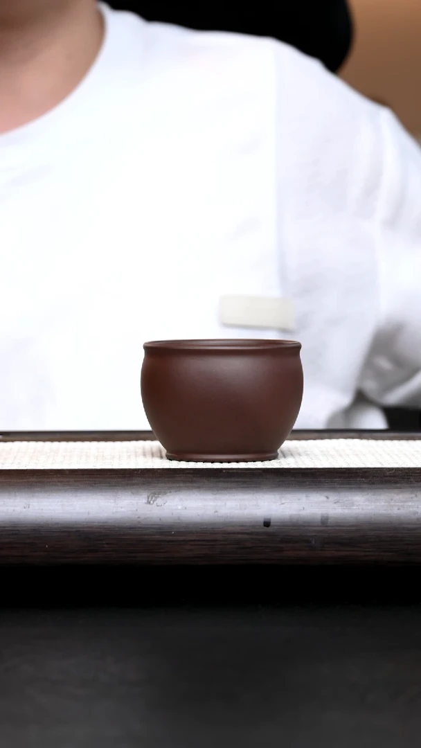 紫砂其他YZGT16958-黄龙正砂品茗杯-紫泥150cc