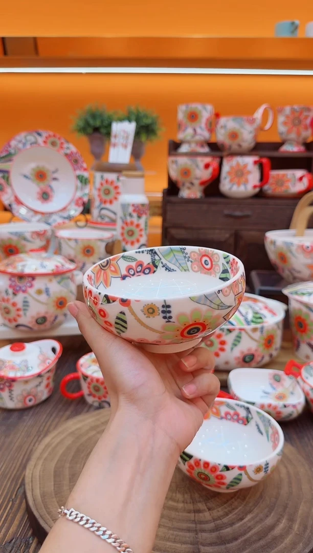 碗景德镇陶瓷餐具碗碟盘子