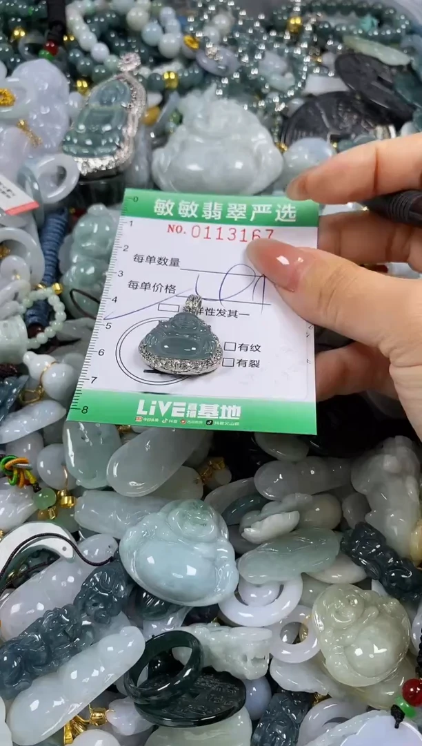 【闪购商品】翡翠颈饰未镶嵌闪购0113167多样性发其一