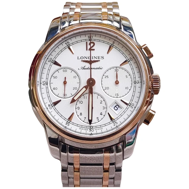 99新 Longines/浪琴 索伊米亚系列自动男表L2.752.5.72.7表径41