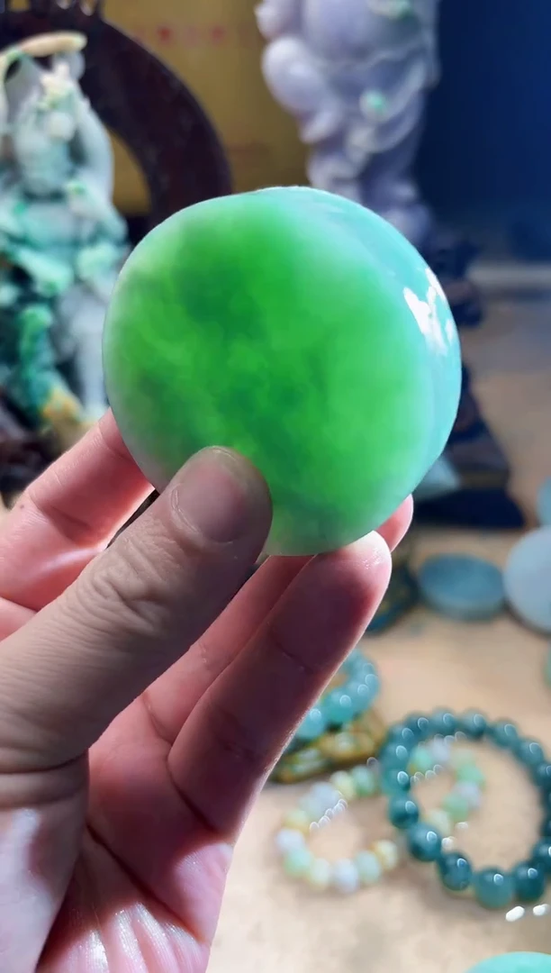 未镶嵌挂件翡翠A货张麦8107