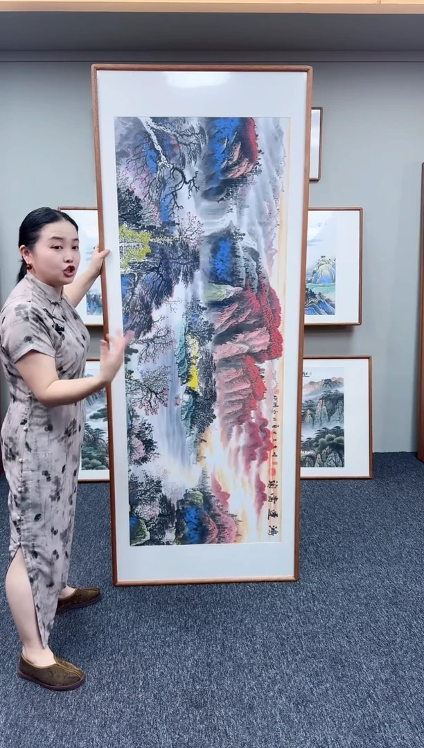 国画鸿运当头210*80卢永胜老师作品