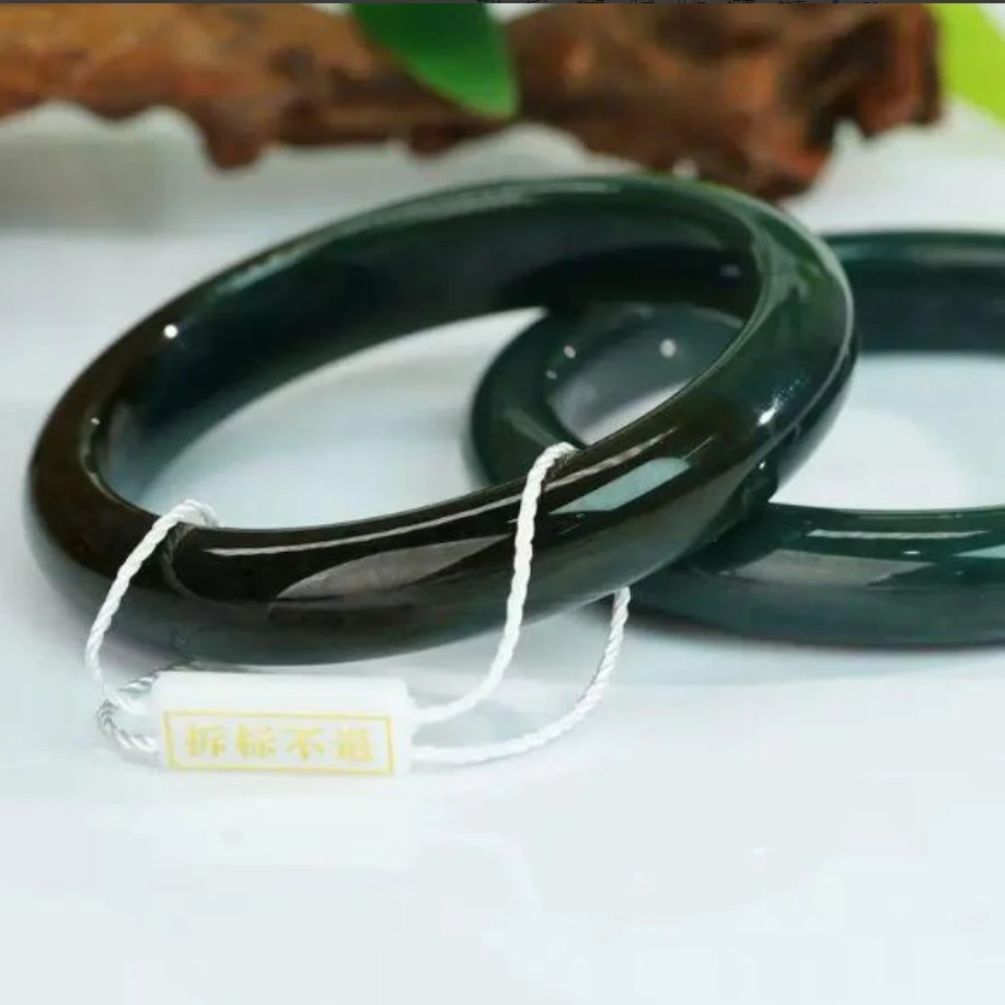 和田玉手镯【小北质检】ZJH09Z4多样性发一宽10厚8
