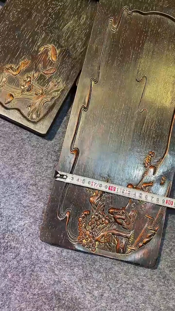 木紫檀木雕一物一拍