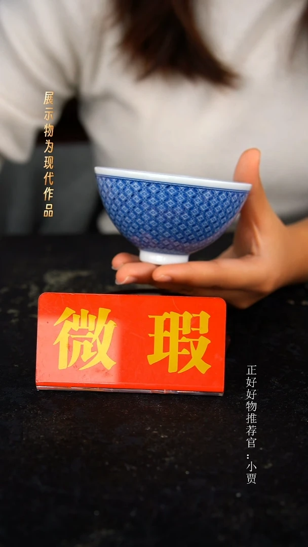 摆件景德镇手工手绘瓷