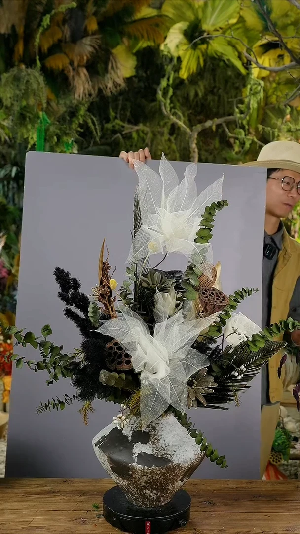 永生花一物一拍连花带瓶