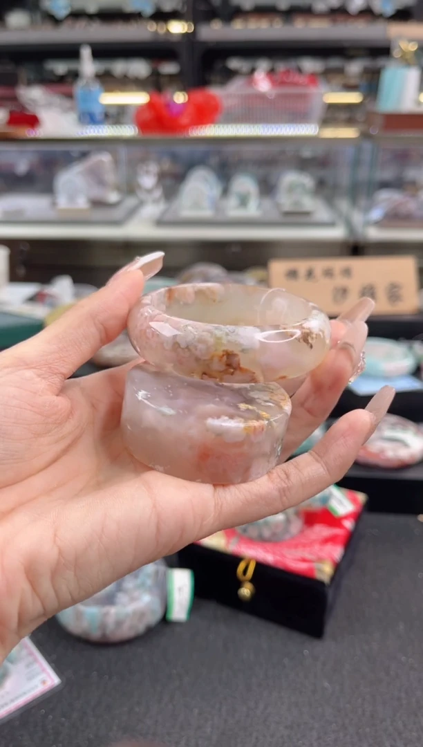 石英质玉手镯未镶嵌52圈口（赠品镯心）2S5457