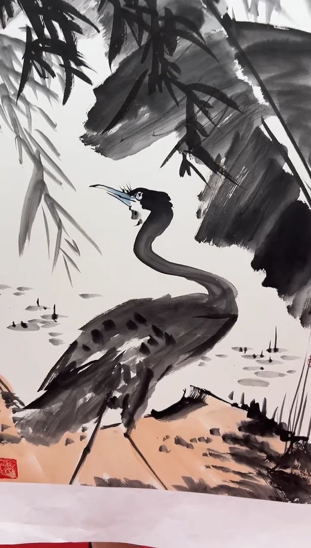 【闪购商品】国画道一老师亲笔绘画作品B3