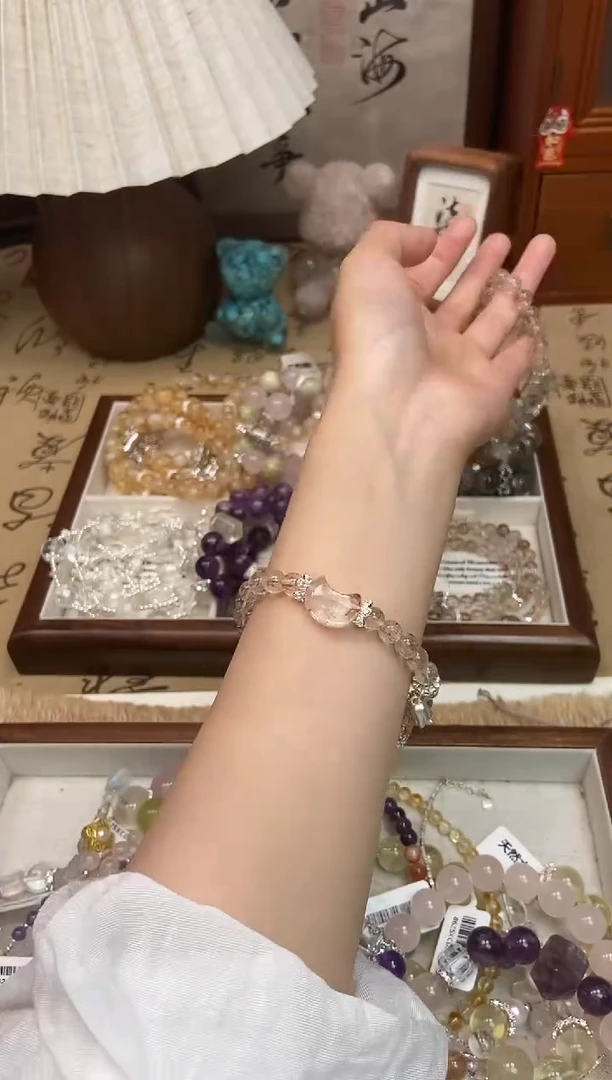 水晶手链未镶嵌5060手串