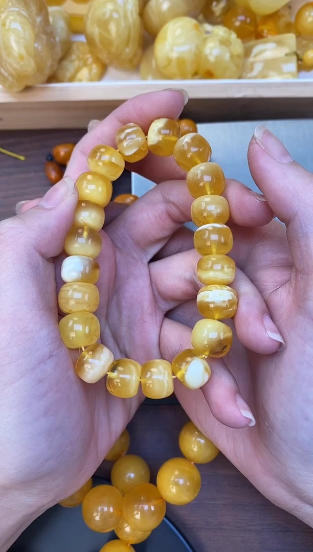 裸石琥珀未镶嵌天然琥珀蜜蜡