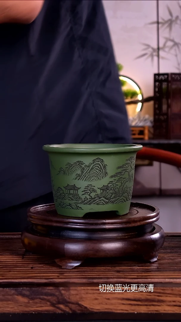 紫砂花盆紫砂花盆内口10-7