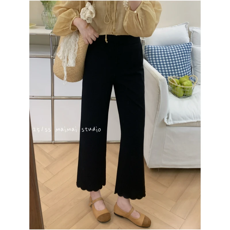 夏天穿到秋天~防暑薄款万向弹小个子2025透气显瘦显高女直筒裤