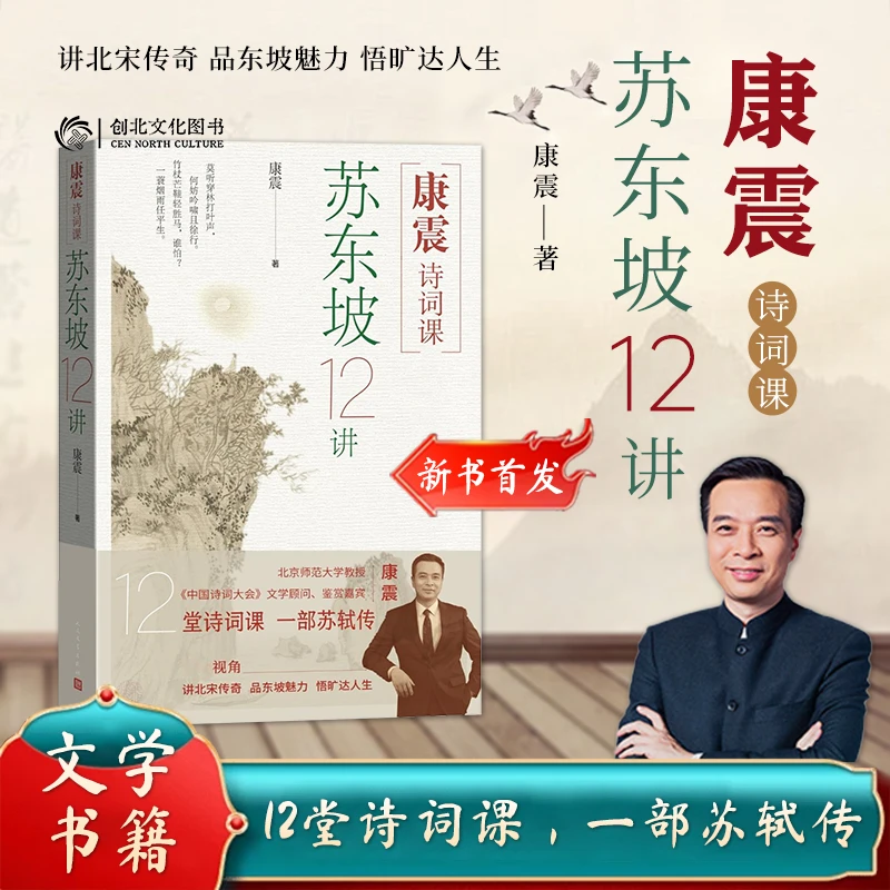 【新书首发】康震诗词课:苏东坡12讲 品读经典诗词人生智慧苏东坡传