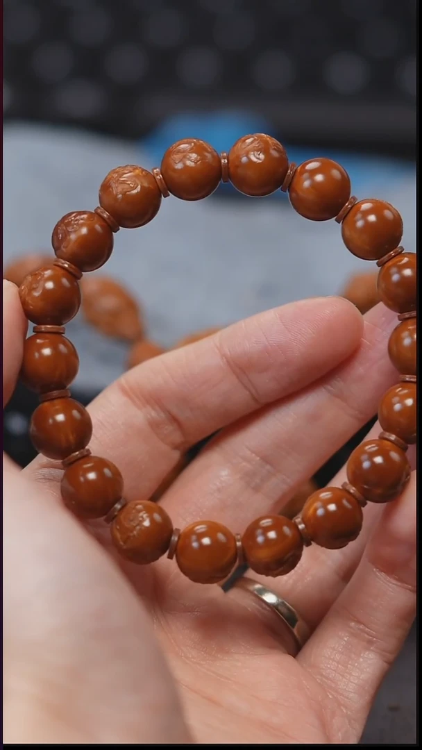 手串/手链橄榄核萌**叔橄榄核手串