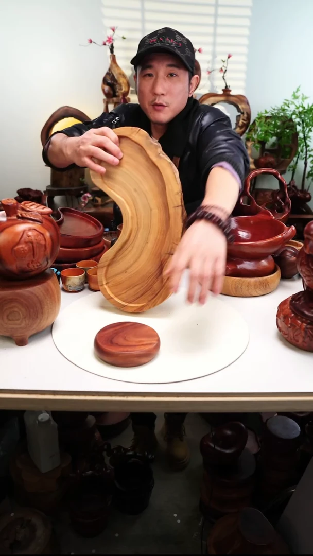 木贝**%香樟木摆件/红木块