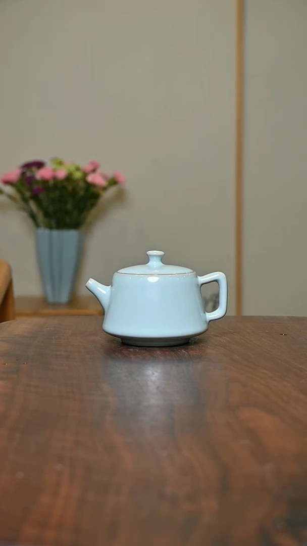 井栏壶 朱法喜作品 天青