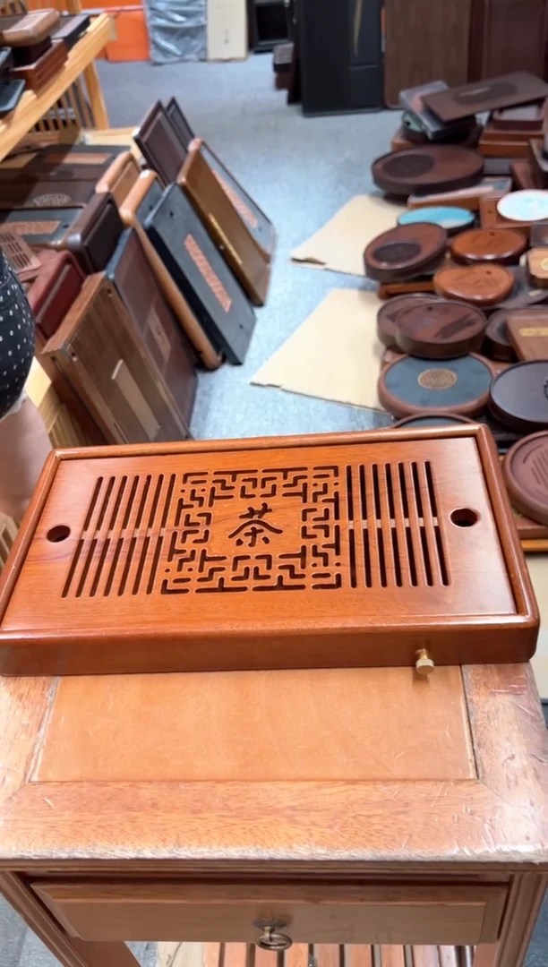 茶盘 茶盘茶盘茶盘36*20花梨木