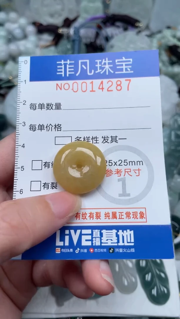 颈饰未镶嵌翡翠14287