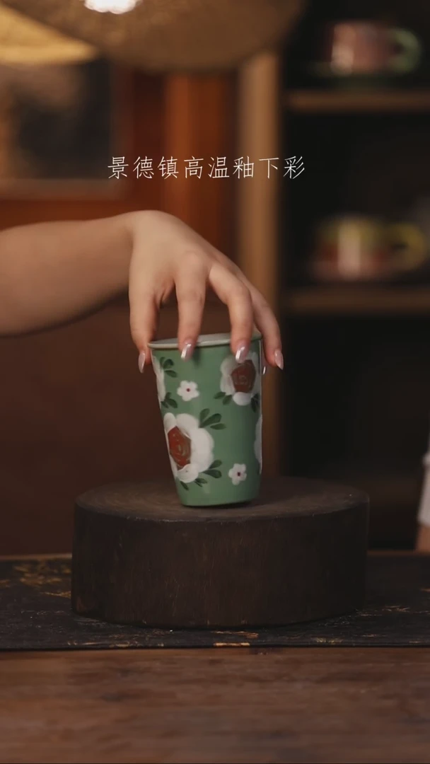 陶瓷景德镇高温釉下手绘陶瓷145