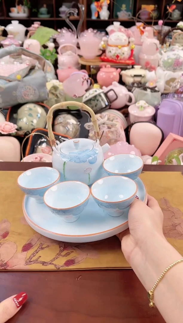 【闪购商品】瓷片茶具：库存仅剩1件