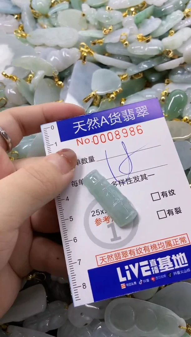 颈饰未镶嵌翡翠天然A货翡翠