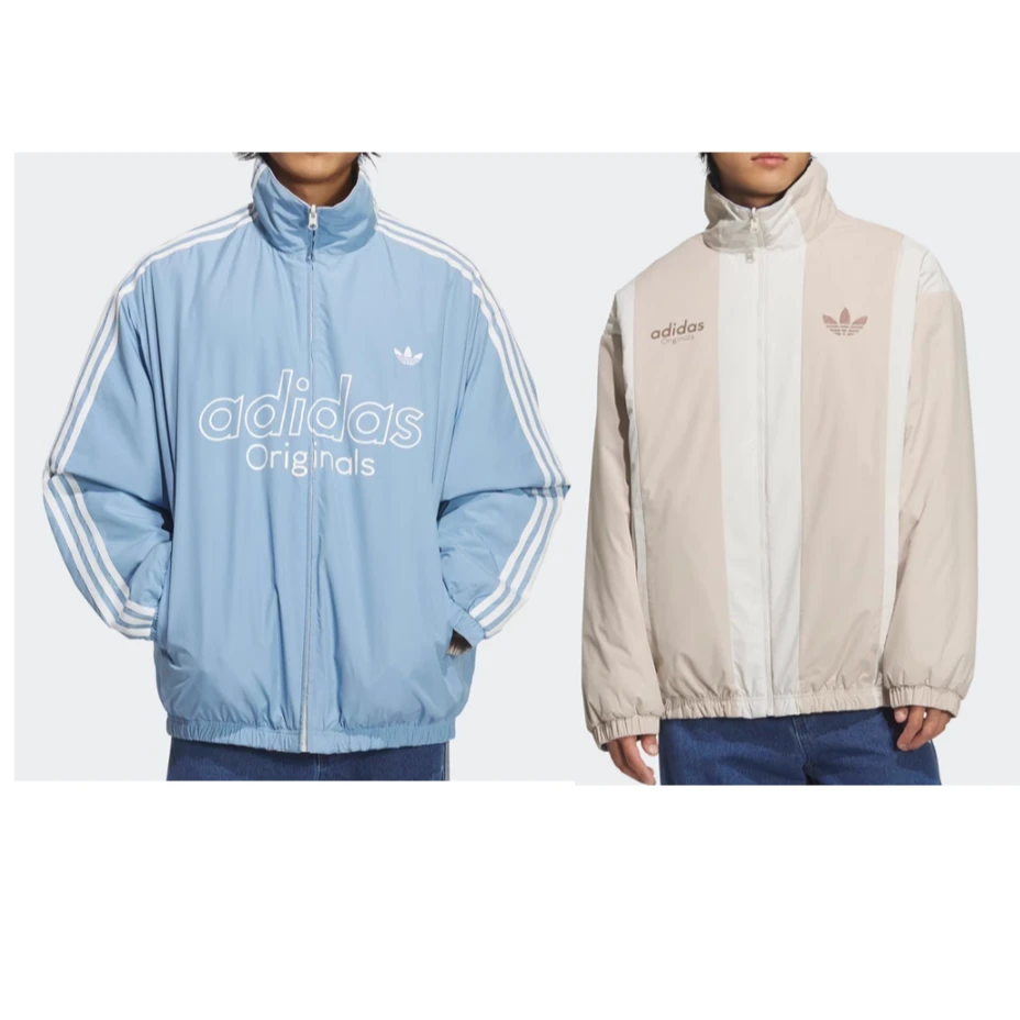 【滔搏联动】adidas阿迪达斯三叶草保暖双面穿运动休闲棉服 KS5955