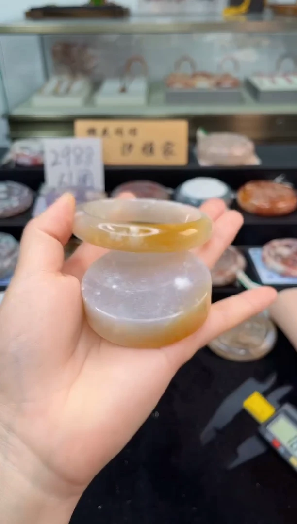 未镶嵌手镯石英质玉60圈口（赠品镯心）1759818