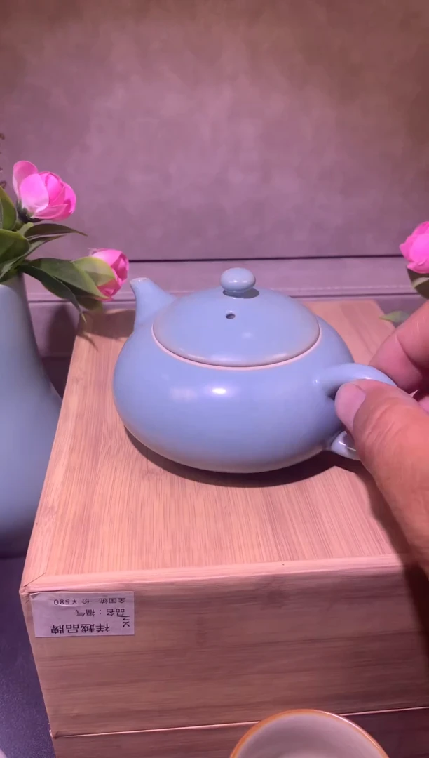 【清！一件不留】汝窑、哥窑茶壶盖碗茶杯主人杯微矿点