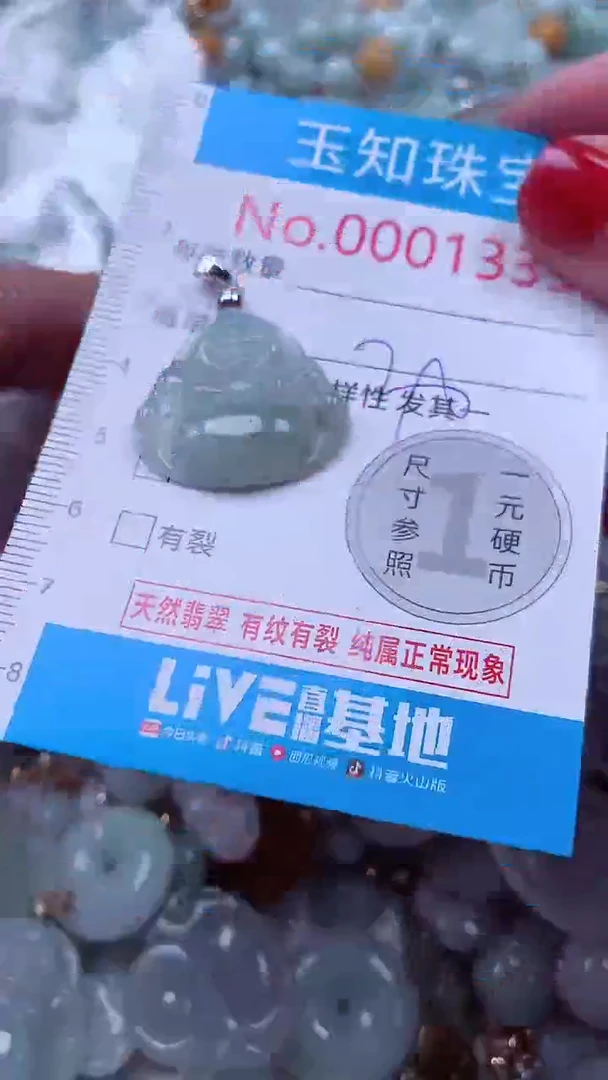 吊坠(不含链)未镶嵌翡翠1339