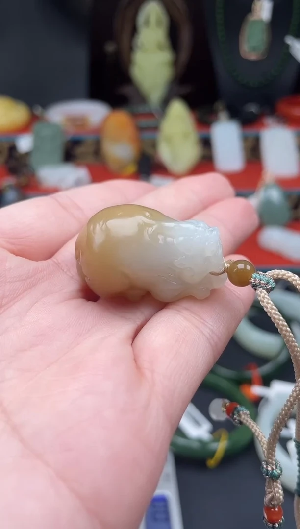 和田玉未镶嵌颈饰k024多样性发其一