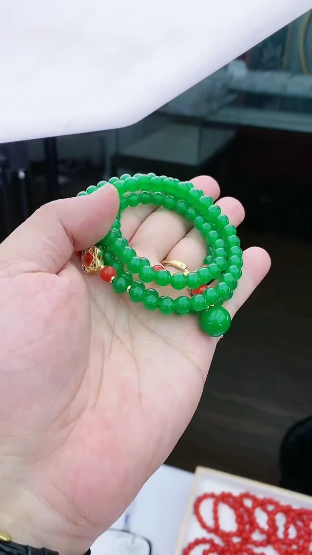 【闪购商品】翡翠颈饰14K金镶嵌D229项链