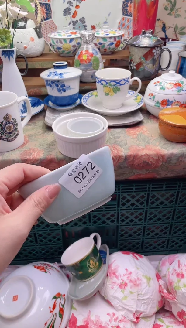 瓷片落*悔釉喜瓷片0272