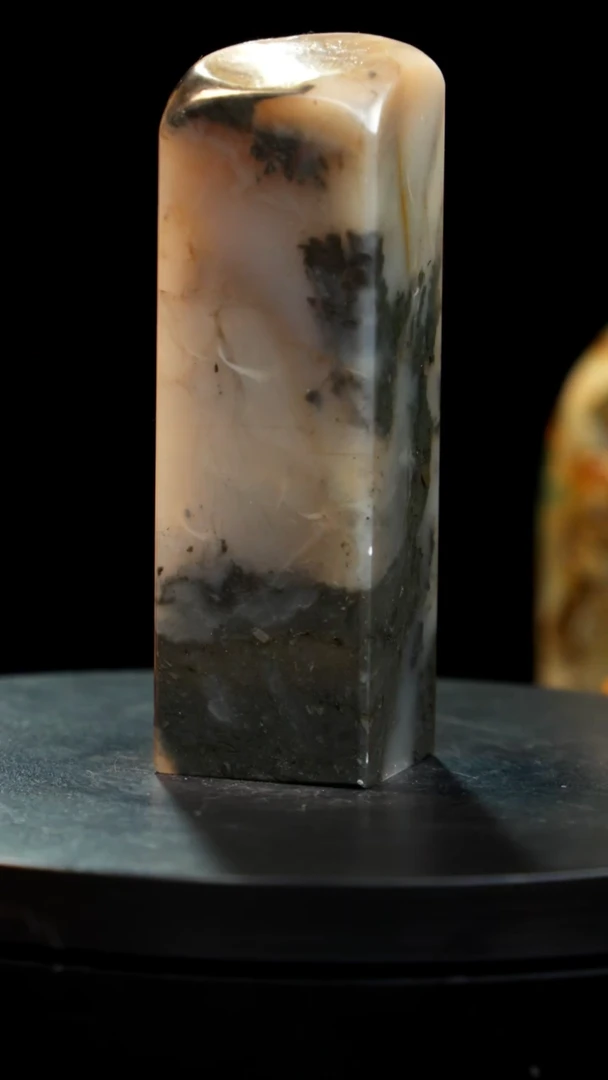 昌化石水墨冻印章印章印章