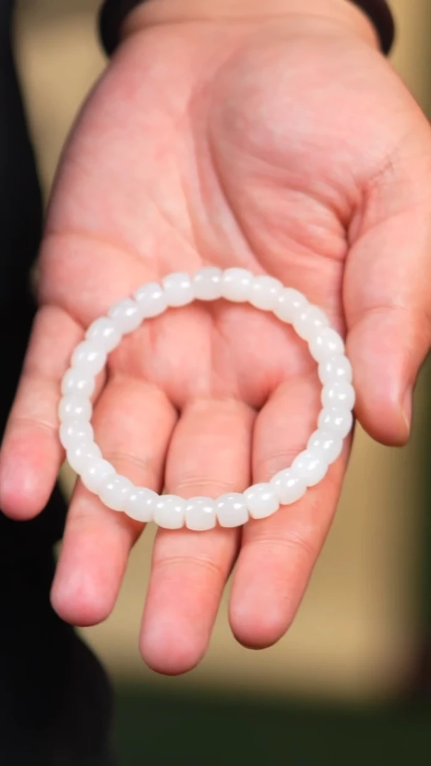 手链未镶嵌和田玉8mm黑山