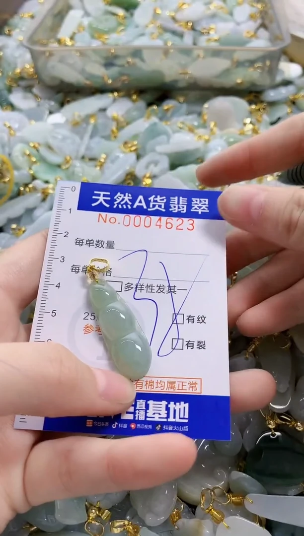 颈饰未镶嵌翡翠天然A货翡翠