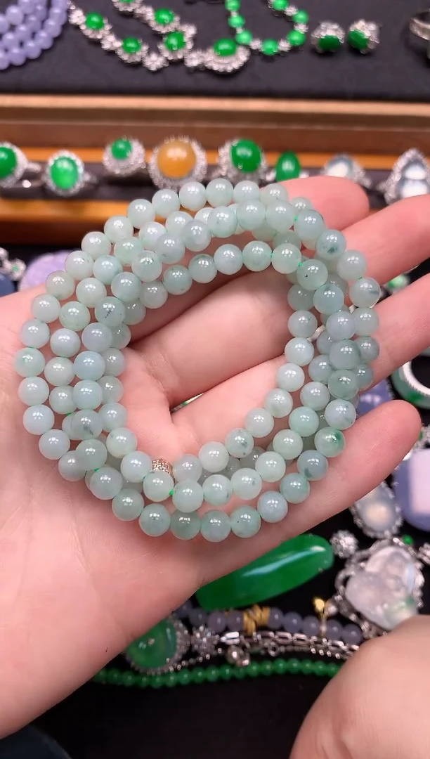未镶嵌手串翡翠翡翠