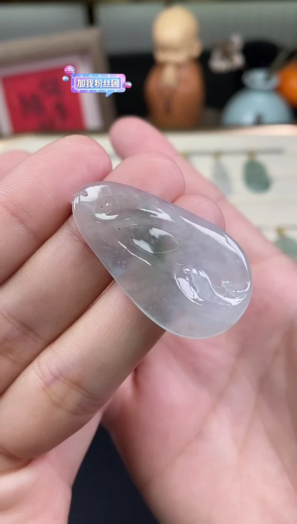 吊坠(不含链)18K金镶嵌翡翠悟道@@CMT0336