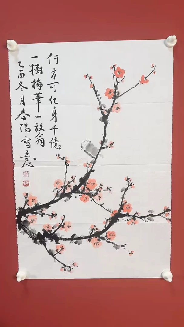 国画国画梅花1111