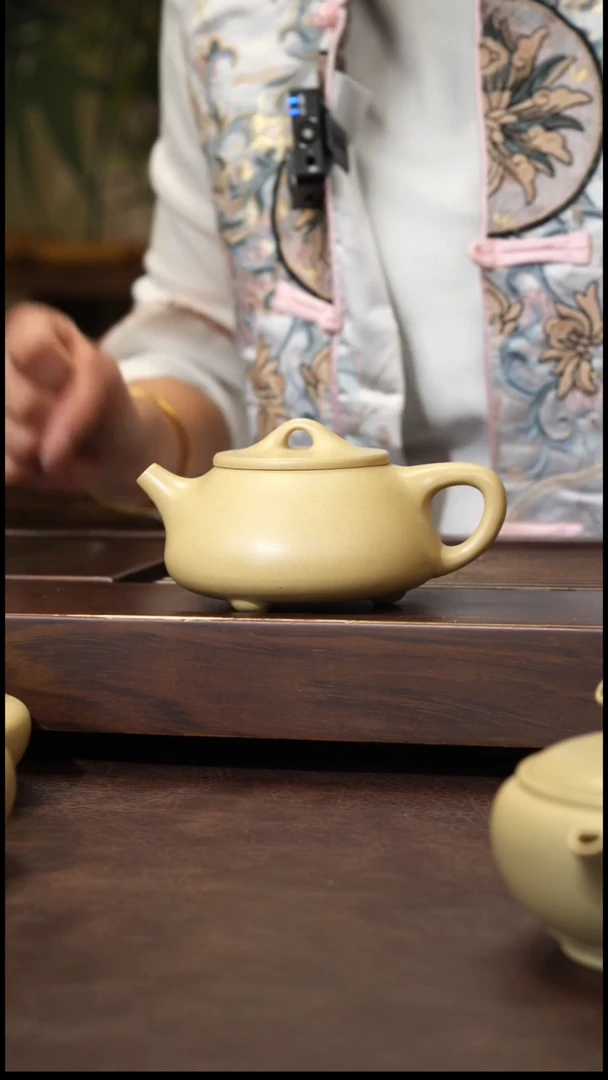 茶壶紫砂本绿石瓢180cc左右