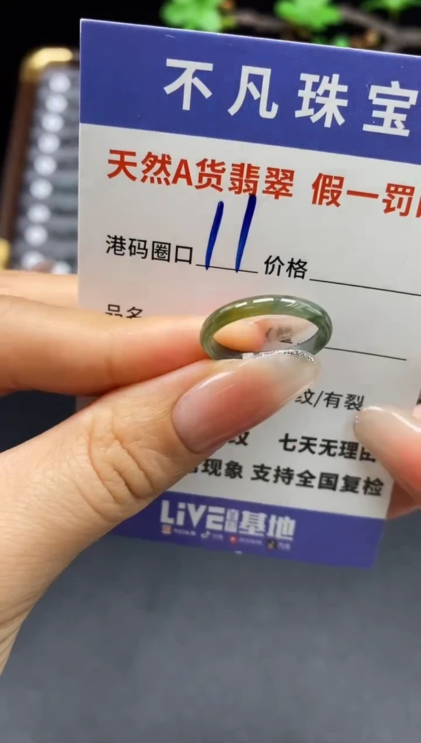 未镶嵌戒指翡翠天然A货翡翠030