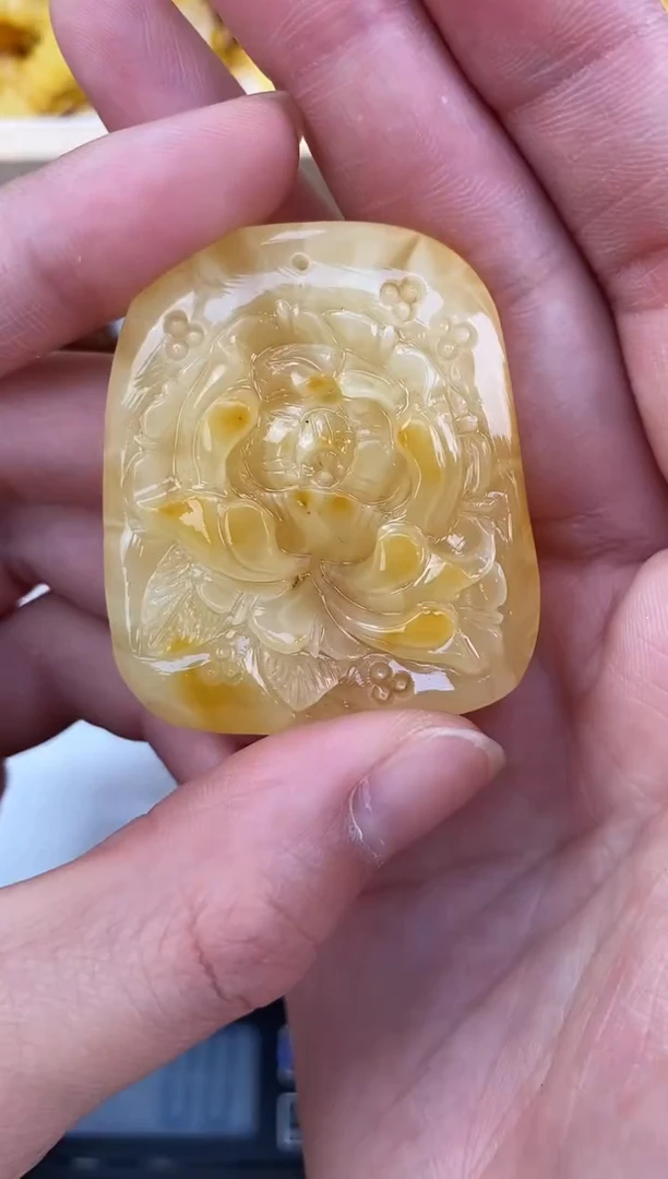 裸石琥珀未镶嵌天然琥珀蜜蜡