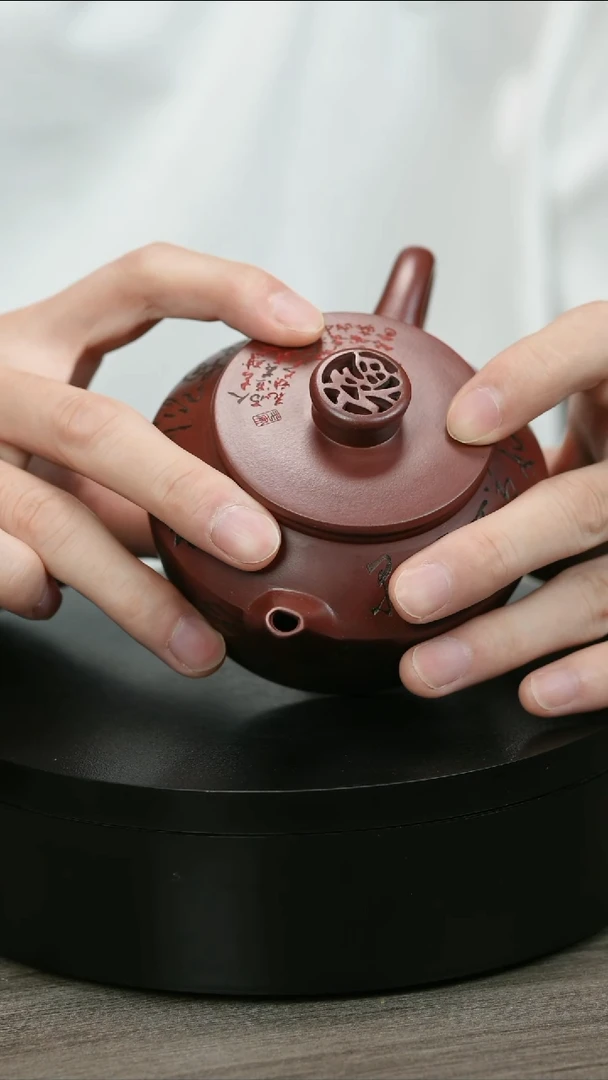 茶壶紫砂宜兴紫砂福气满满