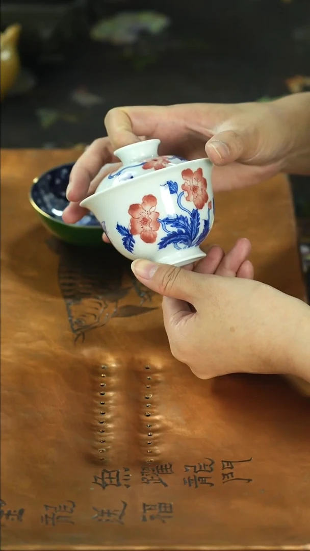 炸茶具 天冷了 围炉煮茶中~~