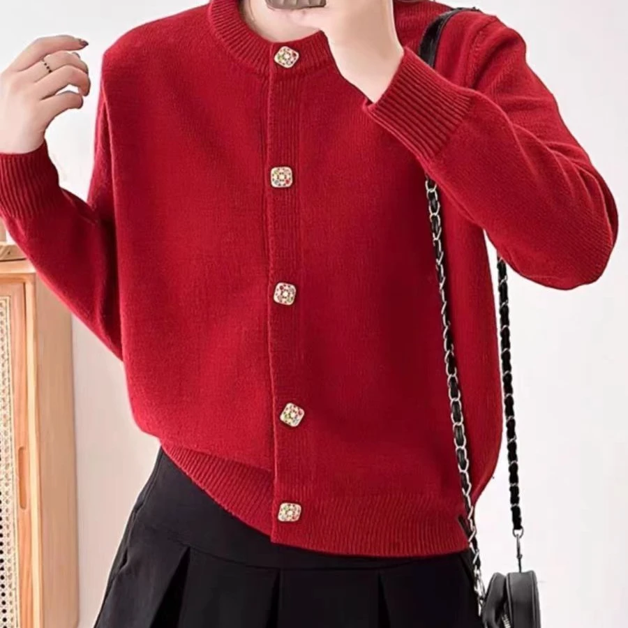 编码801-850新款时尚显瘦上衣春秋针织百搭