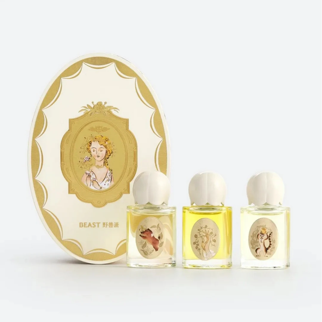 【三姐妹礼盒】野兽派香水油三姐妹Q香礼盒（白日梦/无忧泉/绿手指）