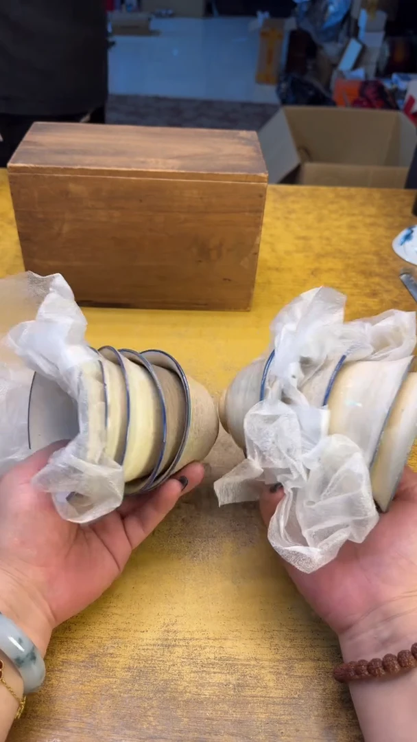 瓷器瓷器瑕疵破破69十件用过