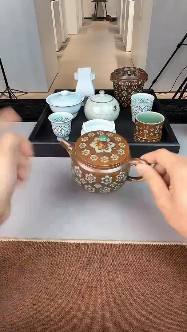 青瓷手工茶器包邮