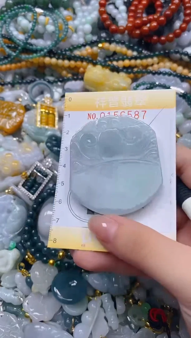 翡翠未镶嵌颈饰闪购0156587多样性发其一