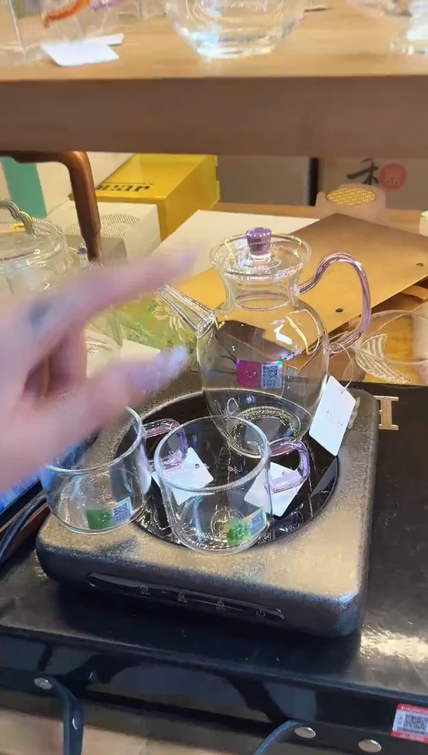 禾器/悦心壶/浅紫+清禾杯1对